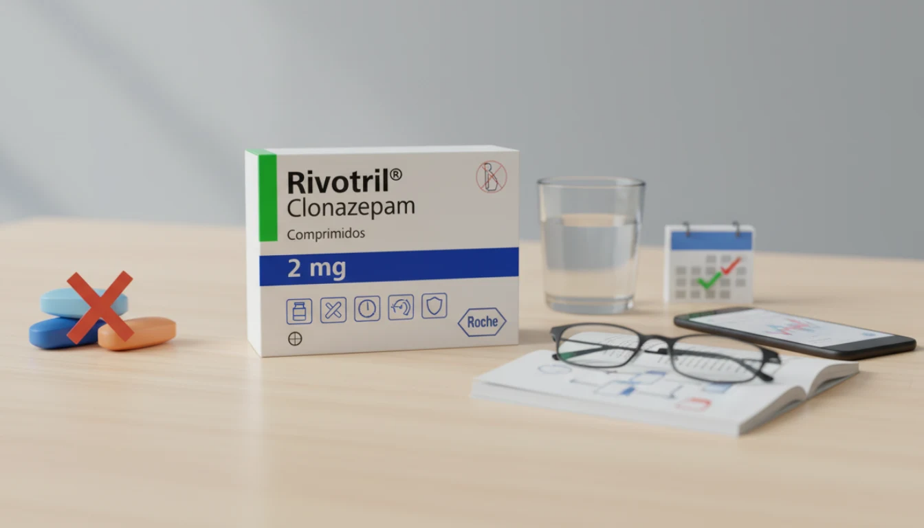 Anxiety medication clonazepam tablets