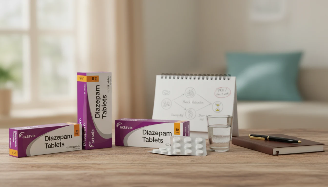 Diazepam medication for sleep disorders