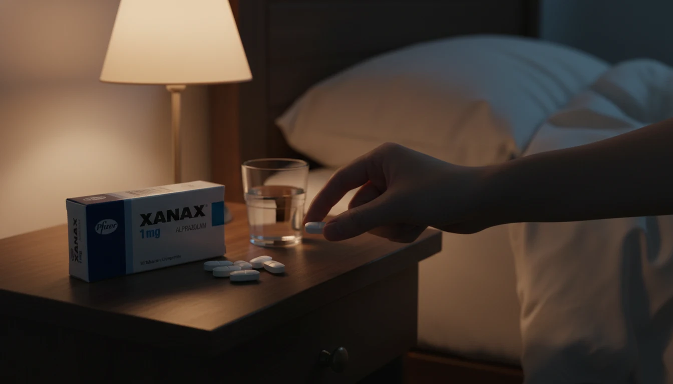 Xanax 1 mg tablet packaging Alprazolam tablets for anxiety treatment