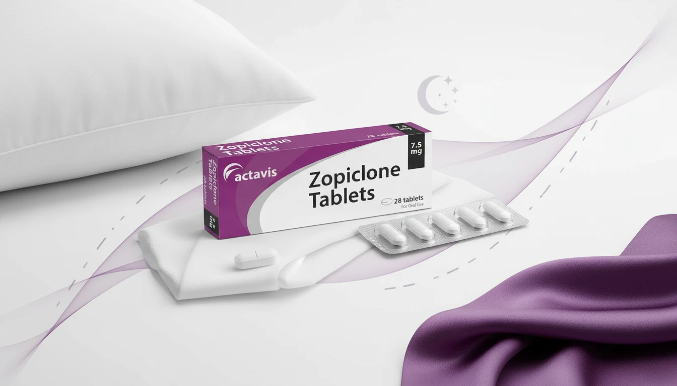 Insomnia treatment pill close-up