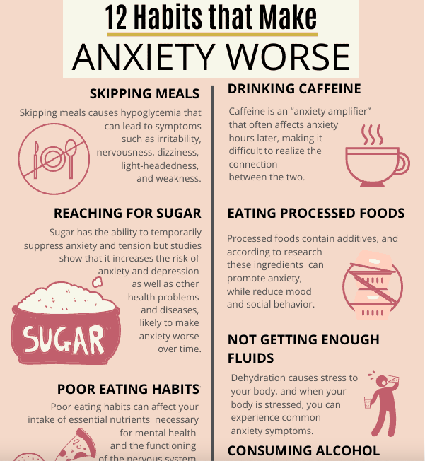 Can caffeine worsen anxiety symptoms?
