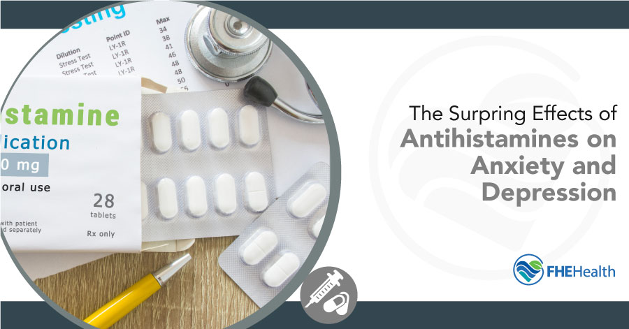 Can anti-anxiety medications be taken with antihistamines?