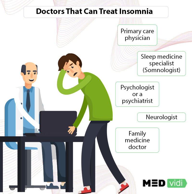 What kind of medical professional should I consult for insomnia?