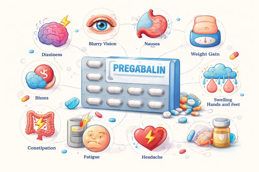 Common Side Effects of Pregabalin