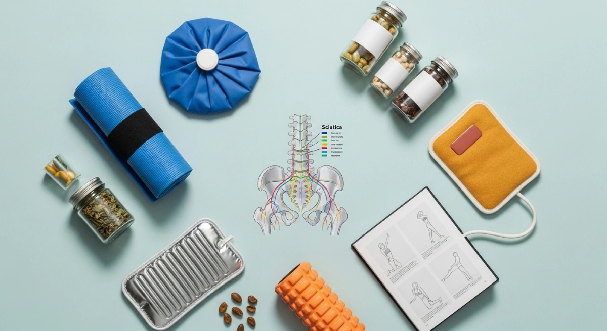 Sciatica pain relief stretching exercise