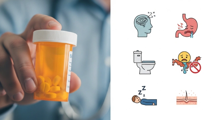 Side effects of opioid painkillers