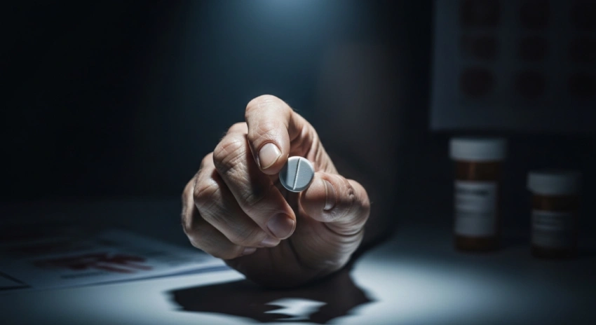 Tramadol and dihydrocodeine tablets