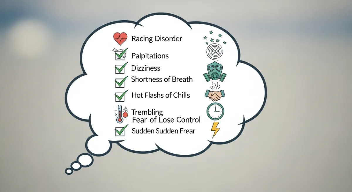 panic disorder symptoms checklist