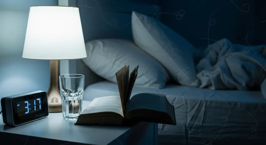 person awake at 3am