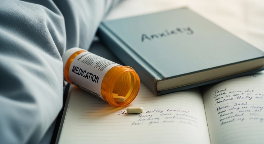 Writing thoughts to relieve stress