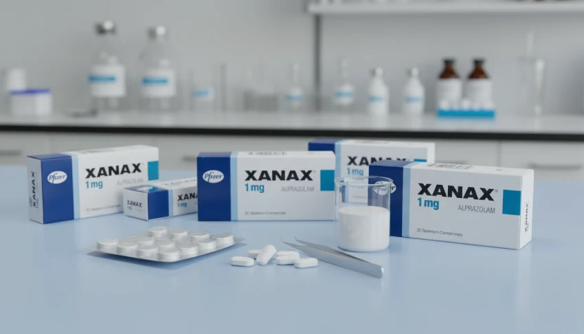 Xanax tablets for anxiety relief