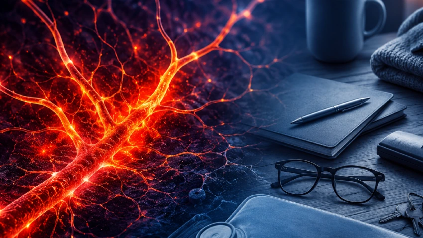 Diabetic neuropathy foot discomfort