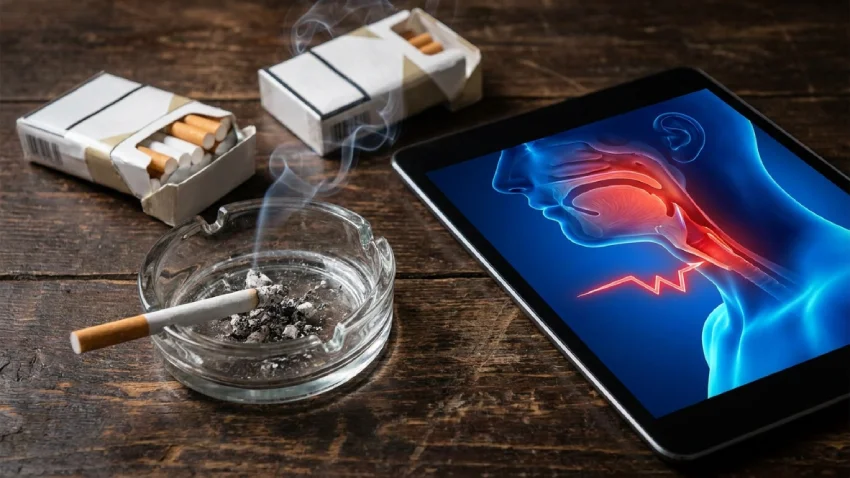 How Does Smoking Cause Sharp Pain in Back of Throat
