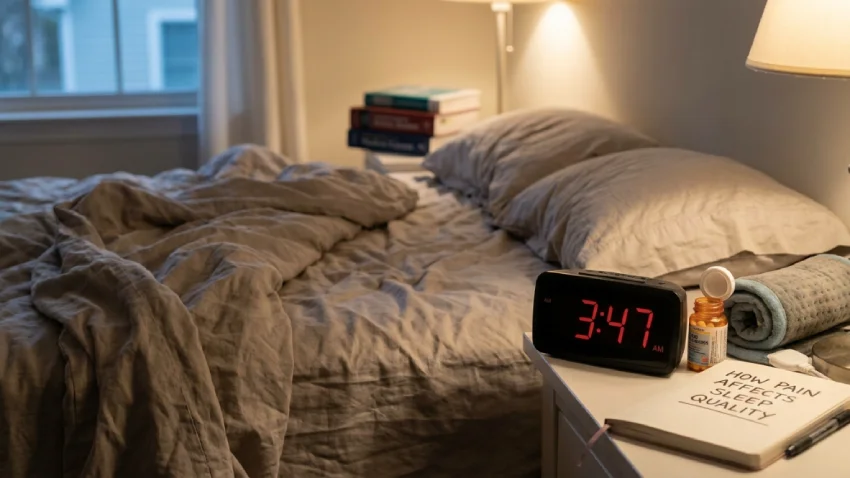 Pain disrupting sleep cycles