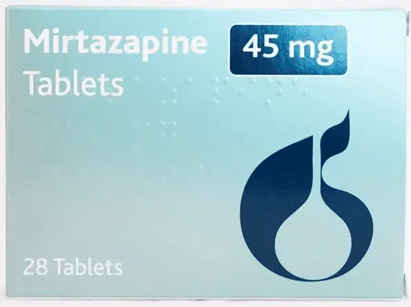 MIRTAZAPINE 45mg 28 TABLETS